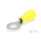 Te Connectivity Ring Terminal, 5/16 in Stud Size, 14 AWG, 300 V, Nylon Insulated, Yellow 35538 - alternate 1